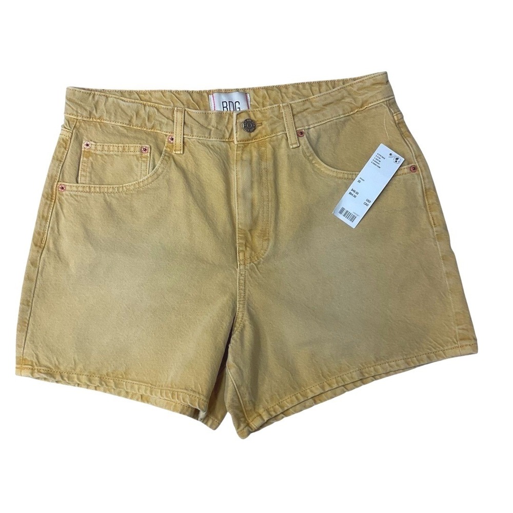 BDG Urban Outfitters Womens High Rise Khaki 100% Cotton Shorts Waist Size 30 NWT
